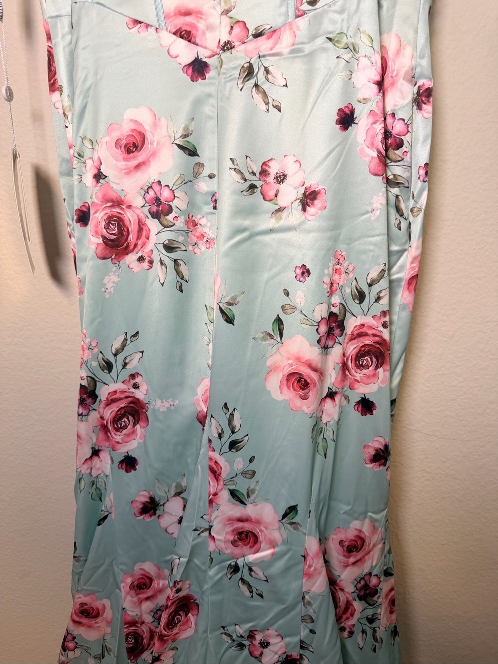 Portia & Scarlett PS26000 Mint Floral Corset Mermaid Gown 12 NWT $499 - Picture 11 of 13